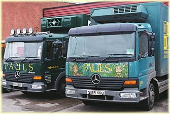Photo: two of Paul's vehicles [2-32-335x225-pauls-delivery-vehicles.jpg 24kB]
