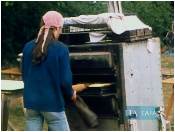 Photo: Paul baking in 1976 (113kB)