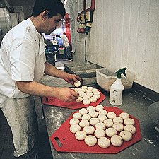 Photo: preparing rolls