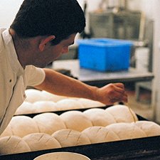 Photo: decorating loaves